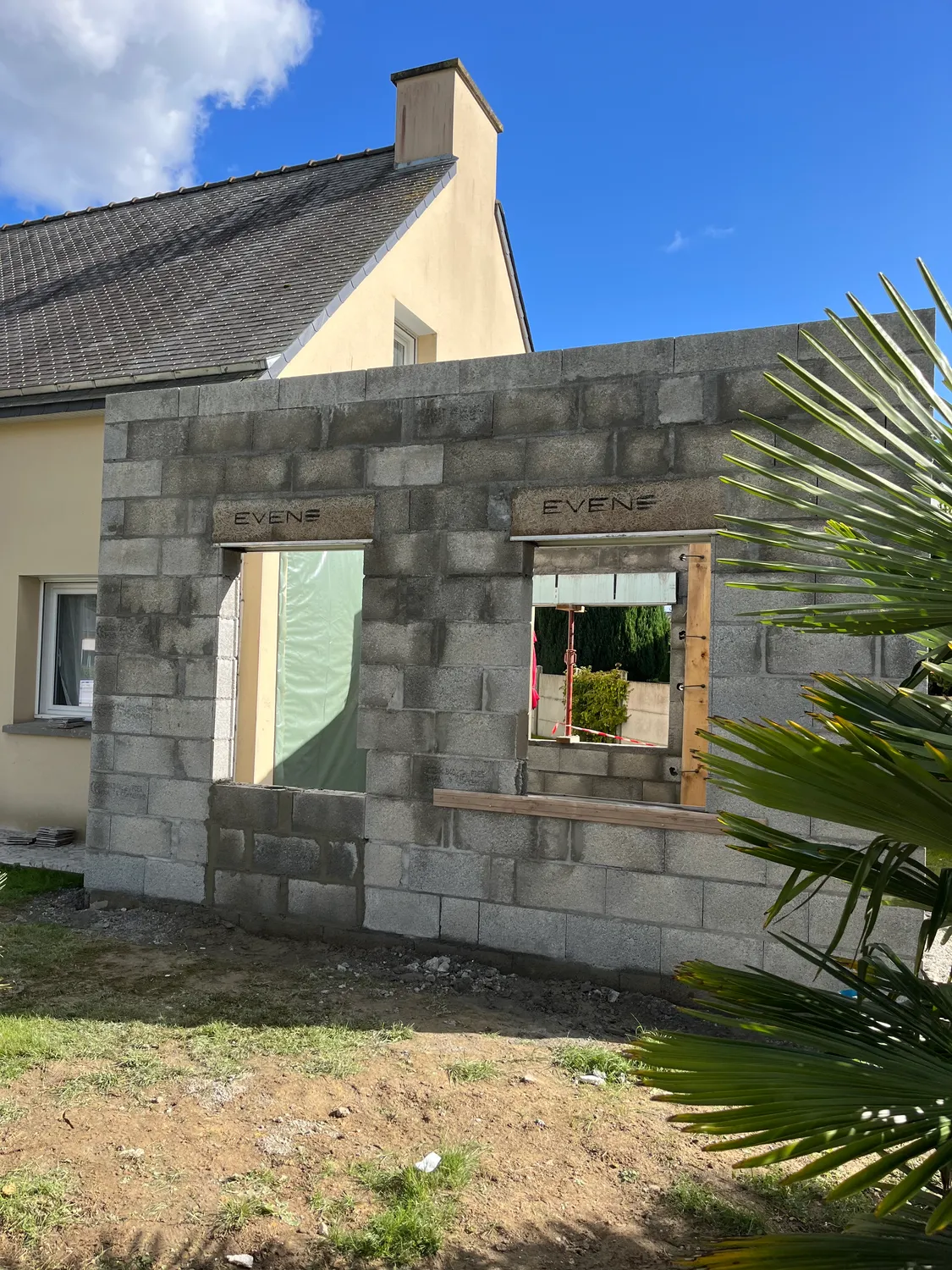 ouverture mur porteur saint lunaire