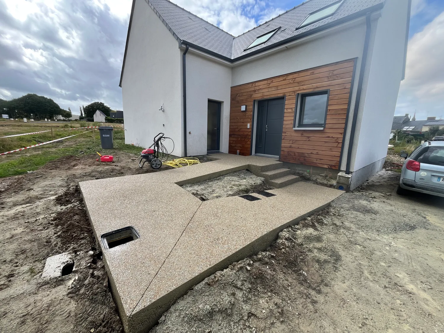 terrasse en pierre saint jouan des guerets